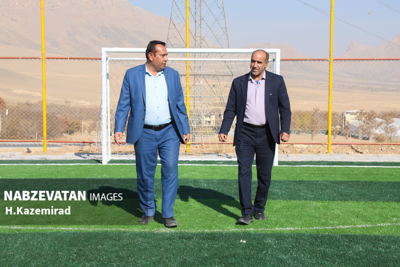 بازدید از روند اجرای پروژه زمین چند منظوره ساحلی روستای کلیشاد رخ