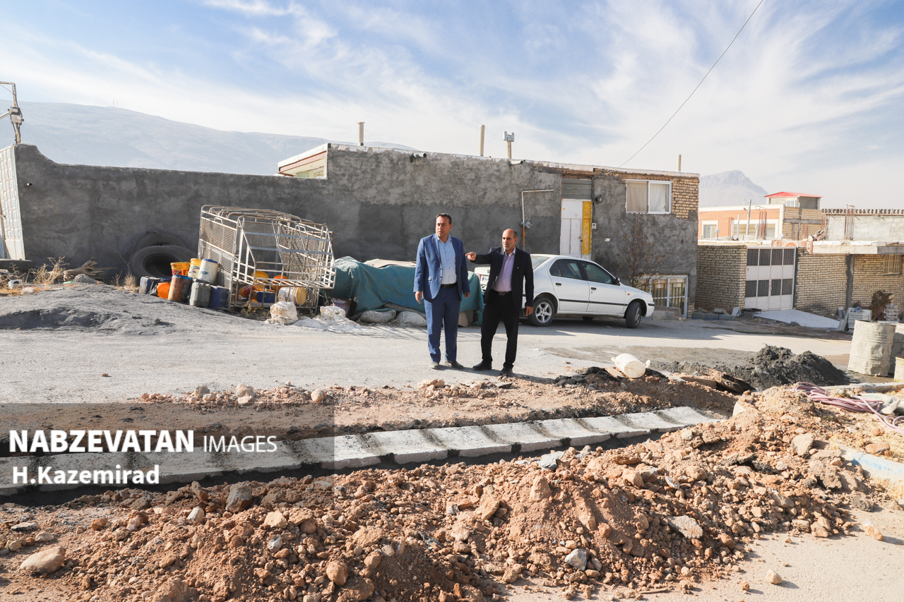 اجرای پروژه جدول کشی و کانیوگذاری معابر روستای کلیشادرخ